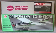 COX 049 CESSNA 182 SKYLANE RC Model Airplane 1:12 Scale With Controller NEW