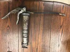 Vintage Grease Gun with 13" Long Hose