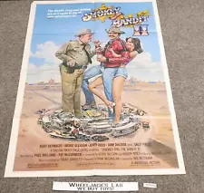 Smokey and the Bandit Burt Reynolds Original 1977 Movie Poster 41 x 27