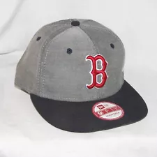 Boston Red Sox Baseball Cap New Era Mens 9Fifty Snapback Adjustable Hat MLB Hat