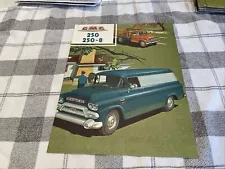 1958 GMC 250 250-8 Pickup Truck Sales Brochure Booklet Catalog Old