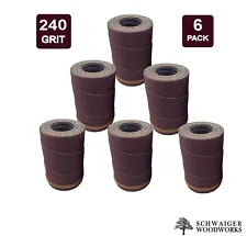 Drum Sander Sanding Wraps/Rolls, 240g for JET/Performax 16-32 &Ryobi WDS1600, 6