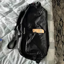 Supreme Black Duffle Bag (FW22)