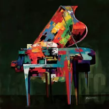 36W"x36H" GRAND PIANO by ROBERTS -COLORATURA KEYS MASON HAMLIN CHOICES of CANVAS