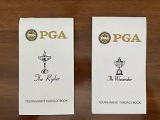 PGA Golf Club Yardage Book Tournament Edition Ryder Wanamaker Port St Lucie FL