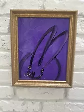 Hunt Slonem Inspired Bunny Painting