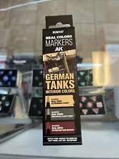 AK Interactive #RCM107 Real Colors Markers 3-pk “German Tank Interiors”