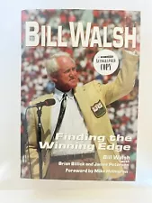 Finding the Winning Edge signed by Bill Walsh—New 1st Ed.