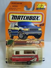 1999 Matchbox Pop Up Camper Red & White #62 NEW