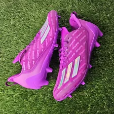 Adidas Adizero Football Cleats Purple Big Mood Sizes 9.5-12.5 GX7899 New Rare