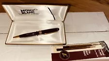 montblanc meisterstuck Black Resin Ballpoint Pen