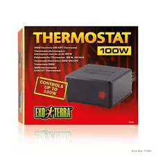 Exo Terra Thermostat, 100W, Electronic On/OFF NEW FAST FREE SHIPPING!!!