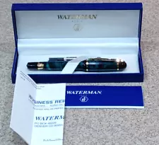 Waterman Phileas Fountain Pen Green Marble Fine Point ðNew in Boxð¥Free Ship