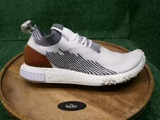 Adidas Mens NMD Racer Whitaker Car Club Monaco White Brown Shoe Size 10.5 AC8233