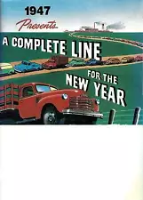 1947 47 Chevy Chevrolet pickup truck sales brochure