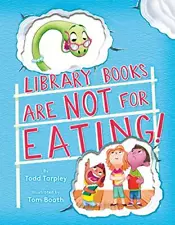 Library Books Are Not for Eating!