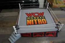 Wicked Cool Toys WWE Authentic Scale Ring WCW Monday Nitro for Action Figures