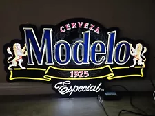 Modelo Especial Beer LED Neon Beer Sign NEW 41 X 23 Cerveza EXTREMELY RARE HTF