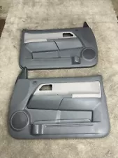 2004-2010 Chevy Colorado GMC Canyon Pair Of Power Door Panels OEM Gray