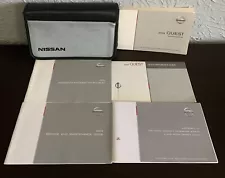 2008 NISSAN QUEST OWNERS MANUAL "17 YEARS ON EBAY"