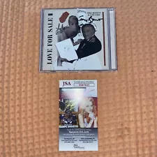 Lady Gaga Tony Bennett dual signed love for sale jsa cd