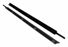 Crown Outer Door Glass Weatherstrip Kit for 97-06 Jeep TJ Wrangler w/ Full Steel