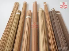 Pear wood and Black walnut strip for model boat for decking hull planking 25 Pcs