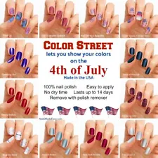 Color Street ~ STARS AND STRIPES SALE! *FREE SHIPPING* RARE / UNICORN / HTF