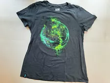 Blizzard WoW legion Argus planet graphic fitted t-shirt sz XXL