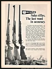 1972 SAKO 72 Standard Sporter, Heavy Barrel Carbine and Deluxe Rifle Garcia AD