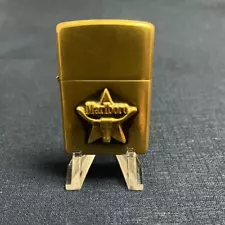 Rare Vintage Zippo '80 Zippo Marlboro Prize Not for Sale Cowboy Compass Lover