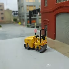 1/87 HO Scale Custom Built 4 Ton Caterpillar Vibratory Asphalt Roller