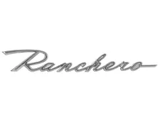 1960-65 Ranchero Fender Emblem Ornament Nameplate Script Front LH or RH New