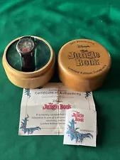 RARE Disney Jungle Book 30th Anniversary Limited Edition Timepiece Watch MINT