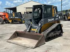 2019 John Deere 325G Skid Steer Track Loader Cab Crawler Aux Hydraulics bidadoo