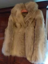 Vintage Real Fox Fur Coat