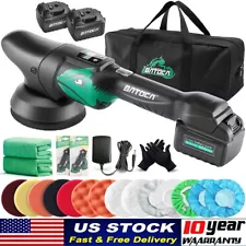 Cordless Car Polisher Buffer Sander Dual Action Polishing Machine Orbital Kit 5"