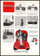1971 Rupp Ruppster Dune Buggy ATV Vintage Print Ad Offroad Beach Field Wall Art
