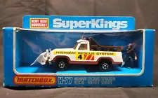 Matchbox Superkings K-77 Highway Rescue Plow Truck Plymouth Trail Duster