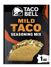 6-Pack Taco Bell Mild Taco Seasoning Mix 1 Oz Packets Hard To Find Ships Free