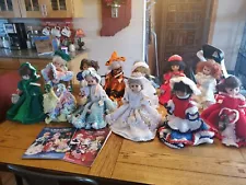 Crocheted Doll Of The Month Collection 1 Handmade Doll For Each Month