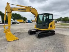 2011 Komatsu PC70-8 Mini Excavator Trackhoe Crawler Backhoe Tractor Cab bidadoo