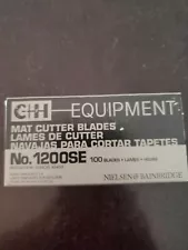 C&H Mat Cutter Blades Mat Blades- 100/Pk 1200SE (NEW)