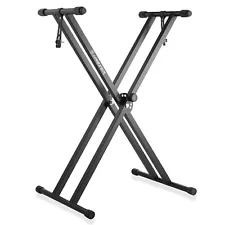 Premium Heavy Duty Double Braced Adjustable Piano Keyboard Stand