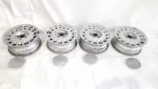 1985 1990 SAAB 9000 OEM Set of 4 With Caps Wheel 15x6 Has Wear