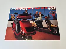 Original 1984 Honda Scooters Dealer Sales Brochure