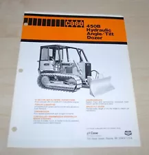 Case 450 B Hydraulic Angle Tilt Dozer Tractor Brochure Sales Prospekt