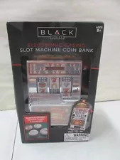 Black Series Electronic Casino Slot Machine Coin Bank