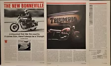 1986 5p Triumph Bonneville Test Article & Triumph Remembered Article