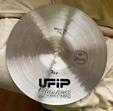 UFIP 10" Splash Cymbal | NR MINT | Made in Italy | 300gm Heavy | Purchased 2000